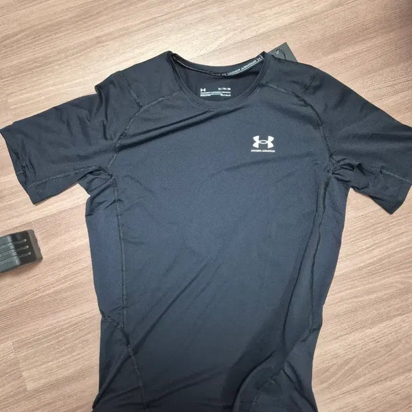 [BUNJANG] Under Armour HeatGear Short Sleeve Black XL / 언더아머 히트기어 숏 슬리브 블랙