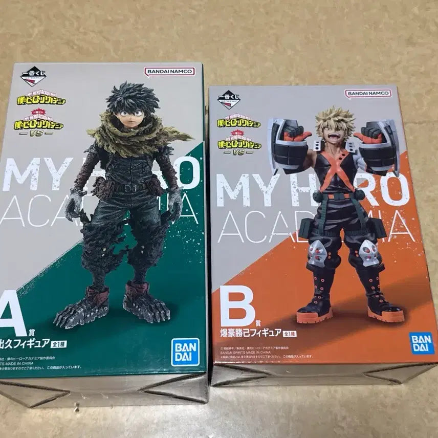 [BUNJANG] My Hero Academia Ichiban Kuji Izuku Midoriya A Prize & Katsuki Bakugo B Prize Figure Set (Unsealed) / (개봉) 나히아 이치방쿠지 A상 미도리야 B상 바쿠고 피규어