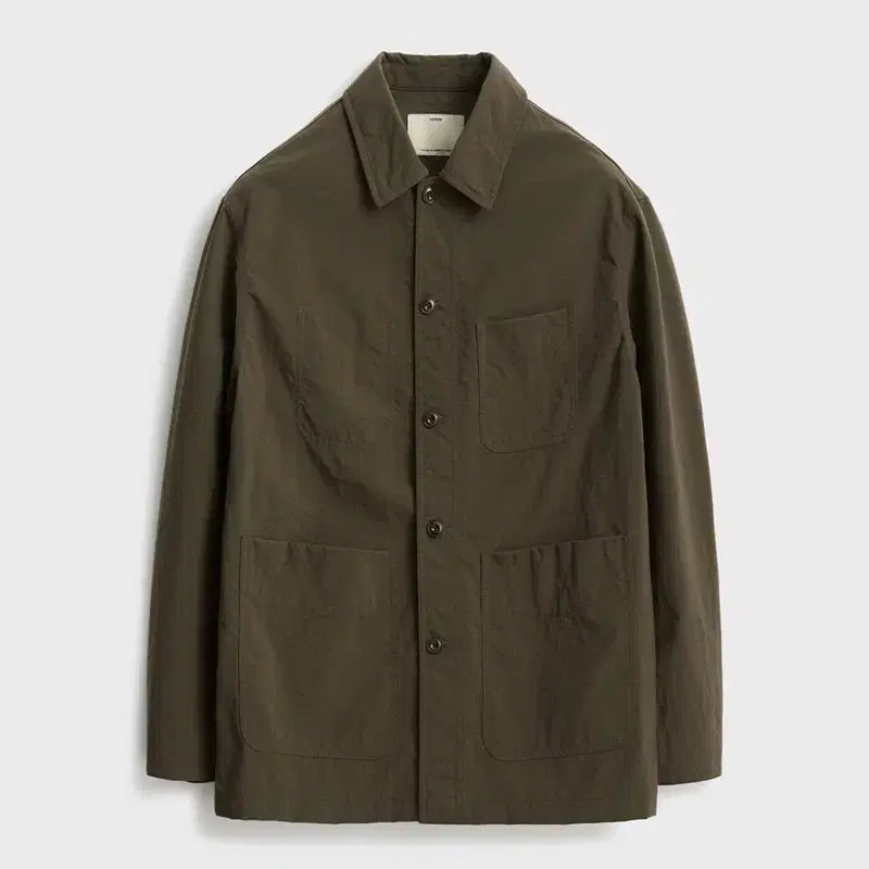 [BUNJANG] Pottery Nylon Work Jacket Olive Size 1 / 포터리 나일론 워크자켓 올리브 1사이즈