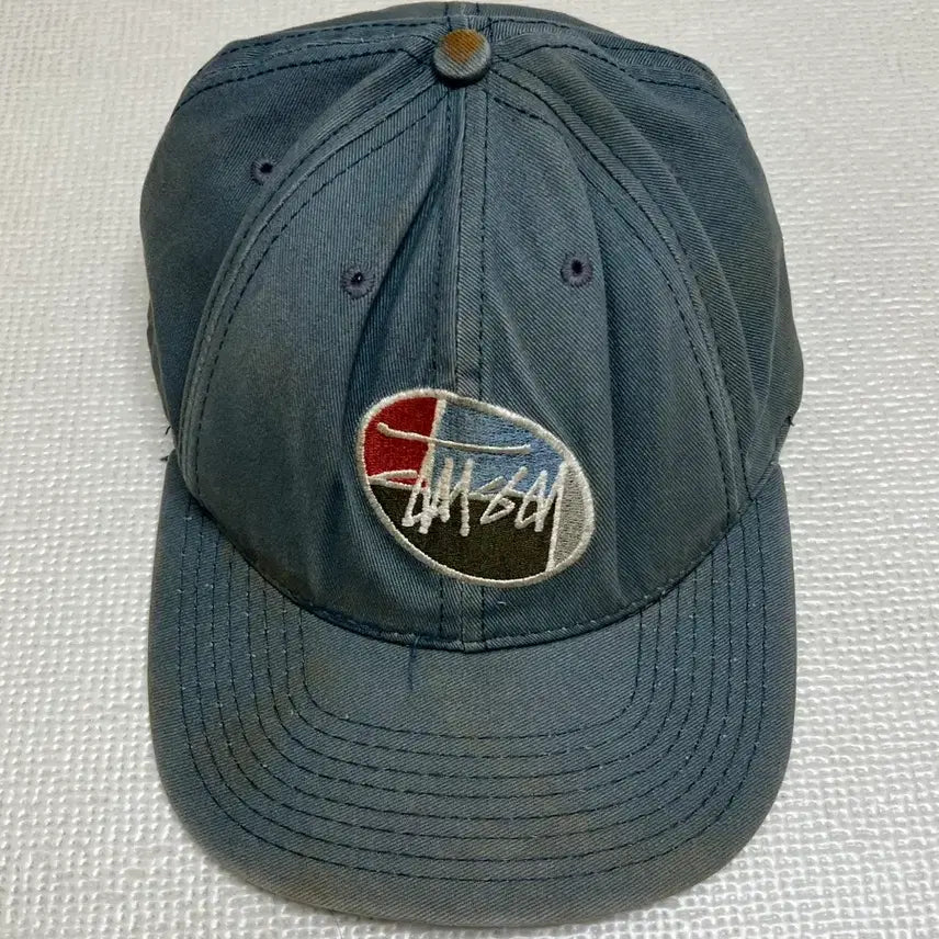 [BUNJANG] 90s Vintage Stussy Circle Big Logo Ball Cap / 90s 빈티지 스투시 써클빅로고 볼캡