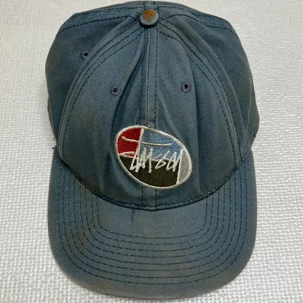 [BUNJANG] 90s Vintage Stussy Circle Big Logo Ball Cap / 90s 빈티지 스투시 써클빅로고 볼캡