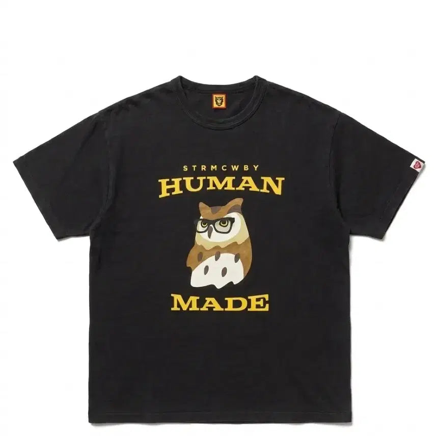 [BUNJANG] Human Made Owl Short Sleeve T-Shirt Black XL / 휴먼메이드 반팔 티셔츠 블랙 부엉이