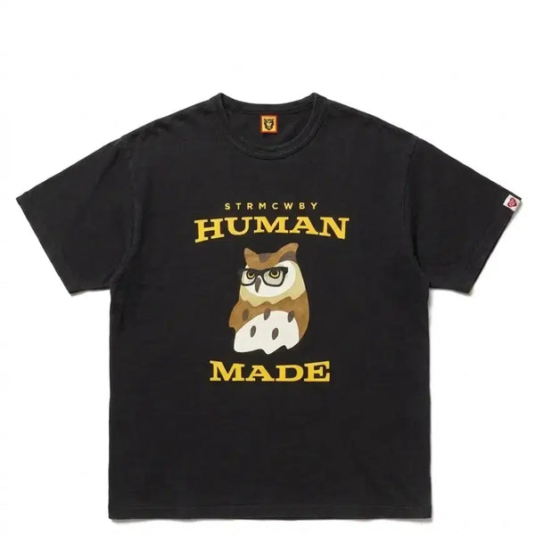 [BUNJANG] Human Made Owl Short Sleeve T-Shirt Black XL / 휴먼메이드 반팔 티셔츠 블랙 부엉이