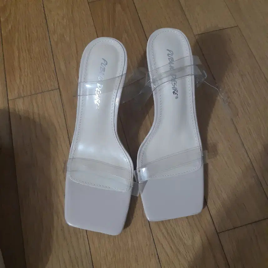 [BUNJANG] Public Desire Nude Beige Mule Sandals / 퍼블릭 데저 뮬 샌들 누드 베이지 뒷굽높이7