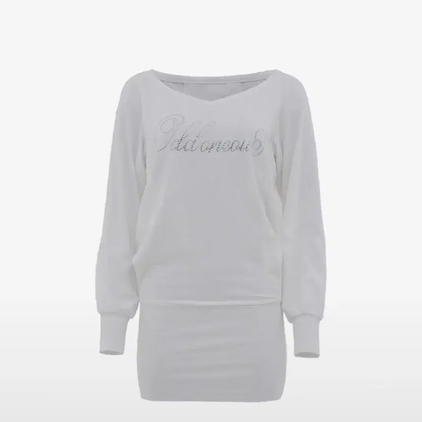 [BUNJANG] ODD ONE OUT Mini Dress with Glitter Logo / 오드원아웃 원피스 드레스
