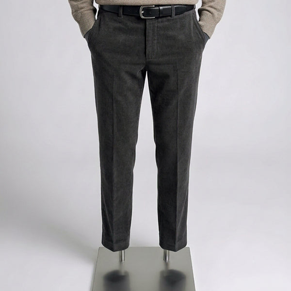 [BUNJANG] Ziozia And Z Corduroy Velvet Dark Gray Slacks 32 / 지오지아 And Z / 앤드지 코듀로이 벨벳 다크 그레이 슬랙스 / 32