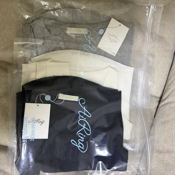 [BUNJANG] Airing Market Sleeveless Tank Top (3 Colors) / 아이링마켓 나시 탱크탑 새상품 3컬러
