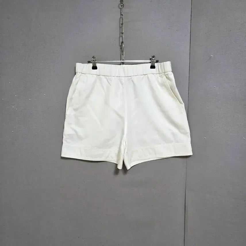 [BUNJANG] COS White Linen Blend Shorts / COS 코스 흰색 반바지  40  n6914