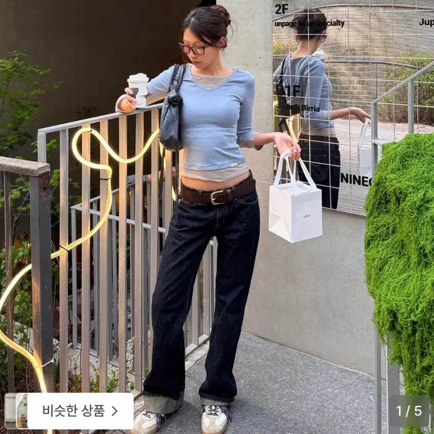 [BUNJANG] Glowny The Rodeo Jeans (Deep Blue) New / 글로니 THE RODEO JEANS (DEEP BLUE) 새상품
