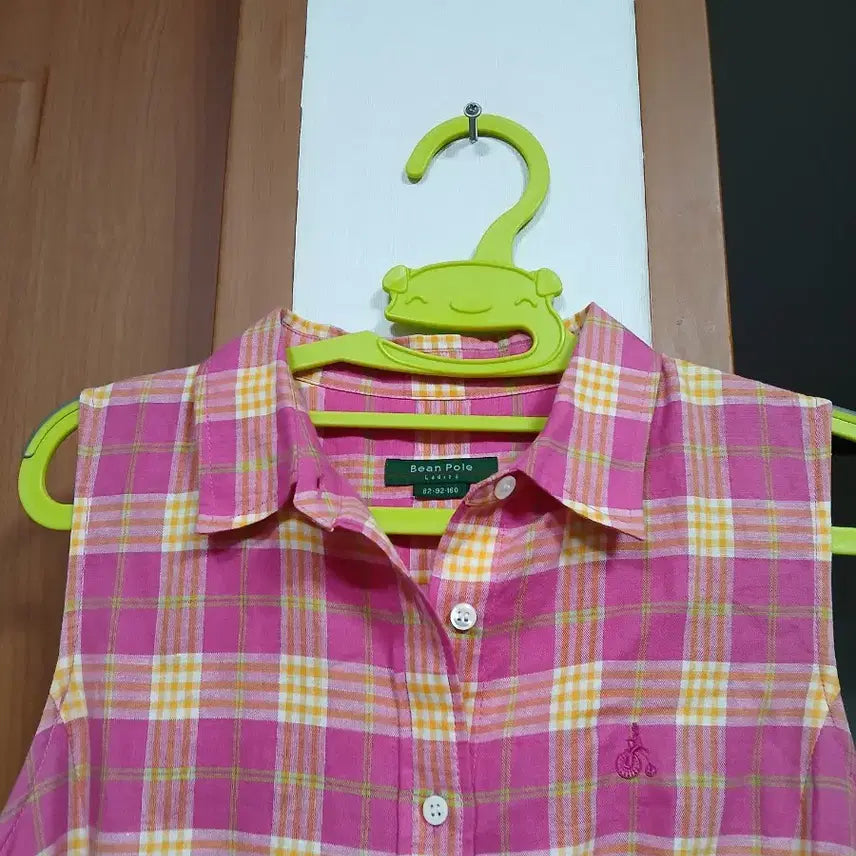 [BUNJANG] Beanpole Check Sleeveless Dress / 빈폴 체크 원피스