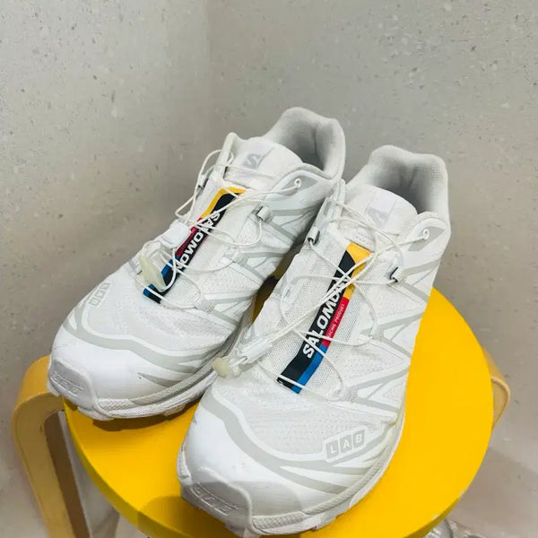 [BUNJANG] Salomon XT-6 White Sneakers (Size 290) / 살로몬 xt-6 화이트 운동화 판매(290사이즈)