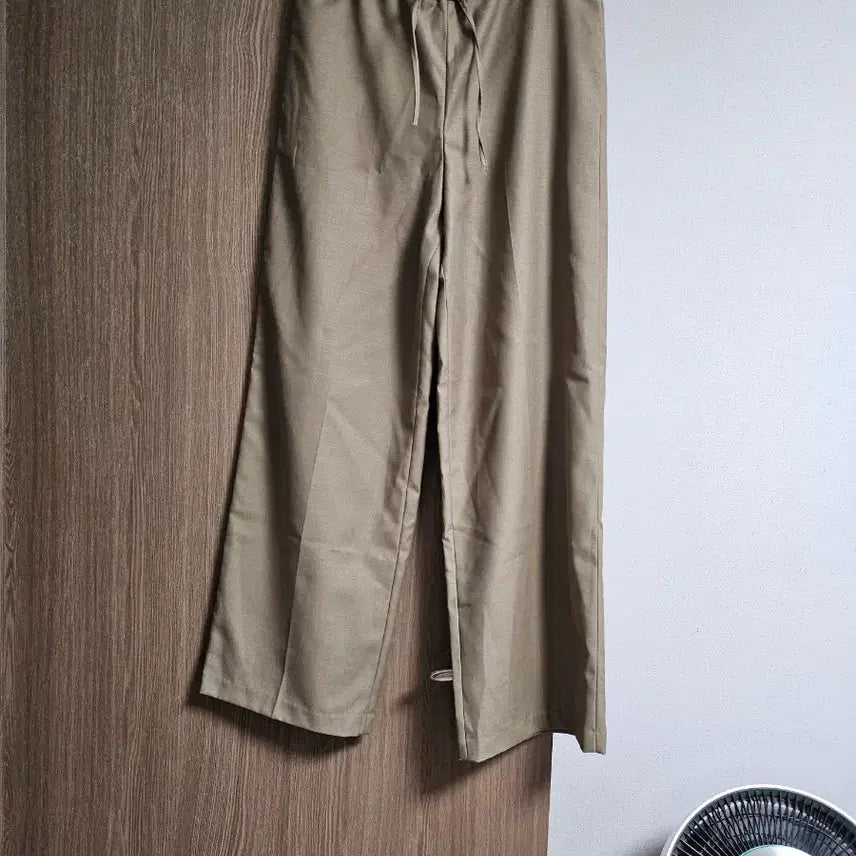 [BUNJANG] London Plot Layered Wide Pants / 런던플랏 레이어드 와이드 팬츠