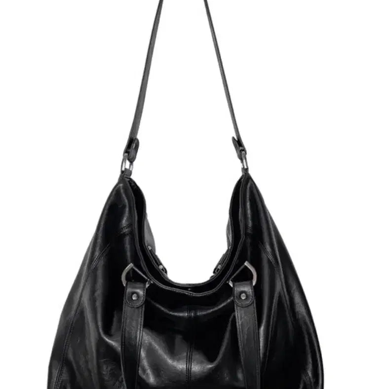 [BUNJANG] Bohemian Seoul Crinkle Leather Shoulder Bag / 보헴서 레더 숄더백 보헤미안서울