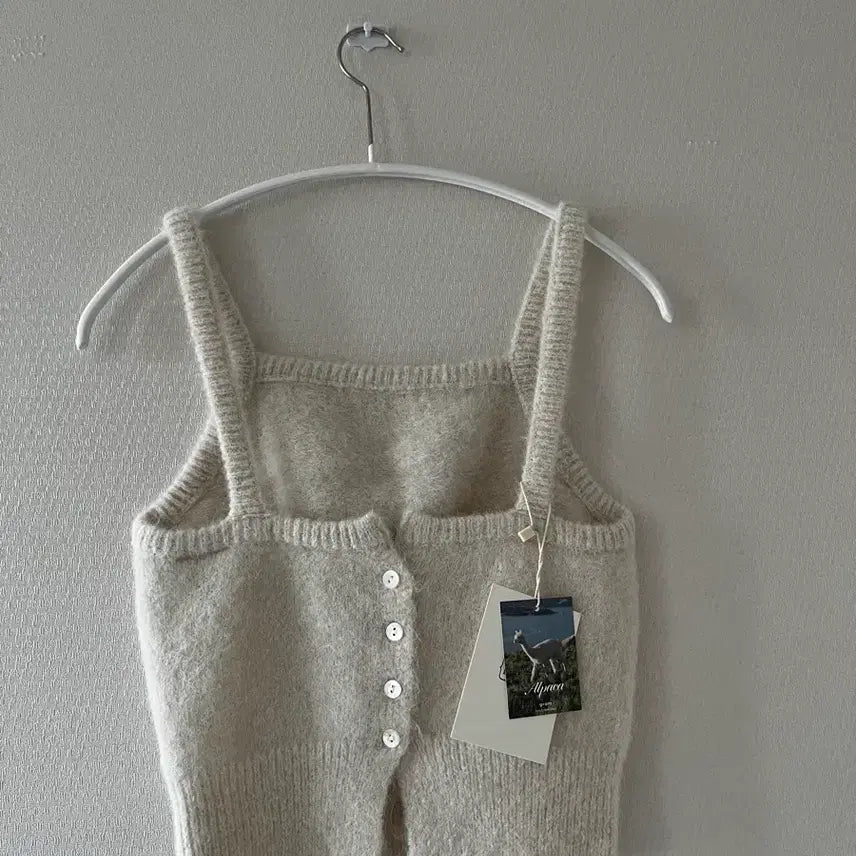 [BUNJANG] Prevail Alpaca Blend Cropped Vest / 프리베일 알파카 크롭조끼