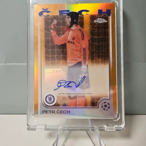[BUNJANG] Petr Čech Signed Autographed Limited Edition 5th Production Card / 페르트 체흐 3시간 할인 싸인 25장 한정 5번째 생산카드