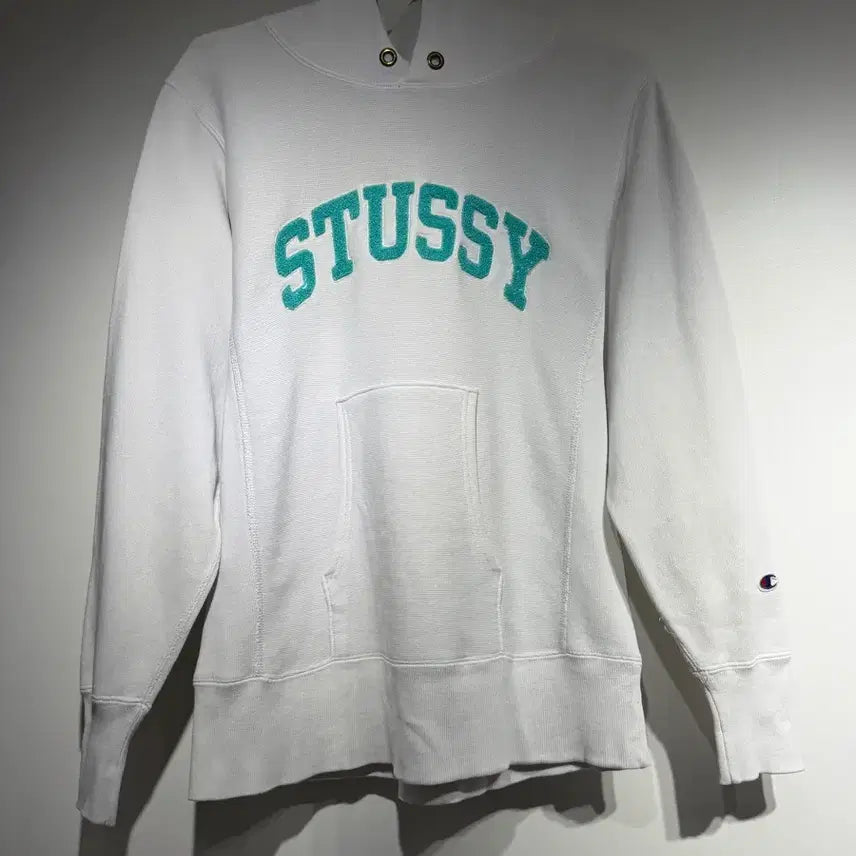 [BUNJANG] Stussy x Champion Hoodie / [정품] 스투시x챔피온 후드티