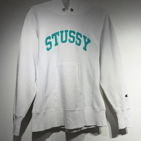 [BUNJANG] Stussy x Champion Hoodie / [정품] 스투시x챔피온 후드티
