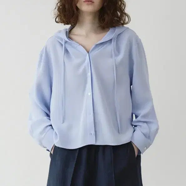 [BUNJANG] Heen & She Flow Hoodie Shirt Cardigan Jacket / (26년구매) 허앤쉬 플로우 후드 셔츠 가디건 자켓