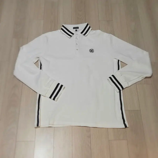 [BUNJANG] G/FORE Long Sleeve Golf Polo Shirt - White (L) / G/FORE  골프웨어 화이트 L