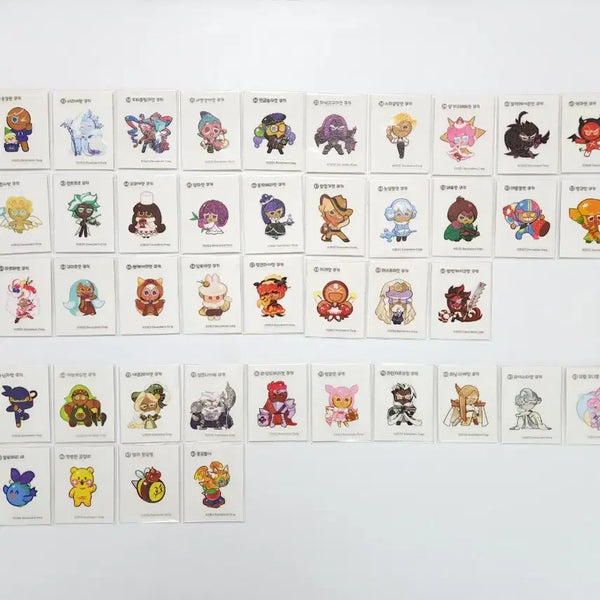 [BUNJANG] Cookie Run Sticker Set Series 2 & 3 / 쿠키런 띠부씰 띠부띠부씰 스티커 2탄 3탄