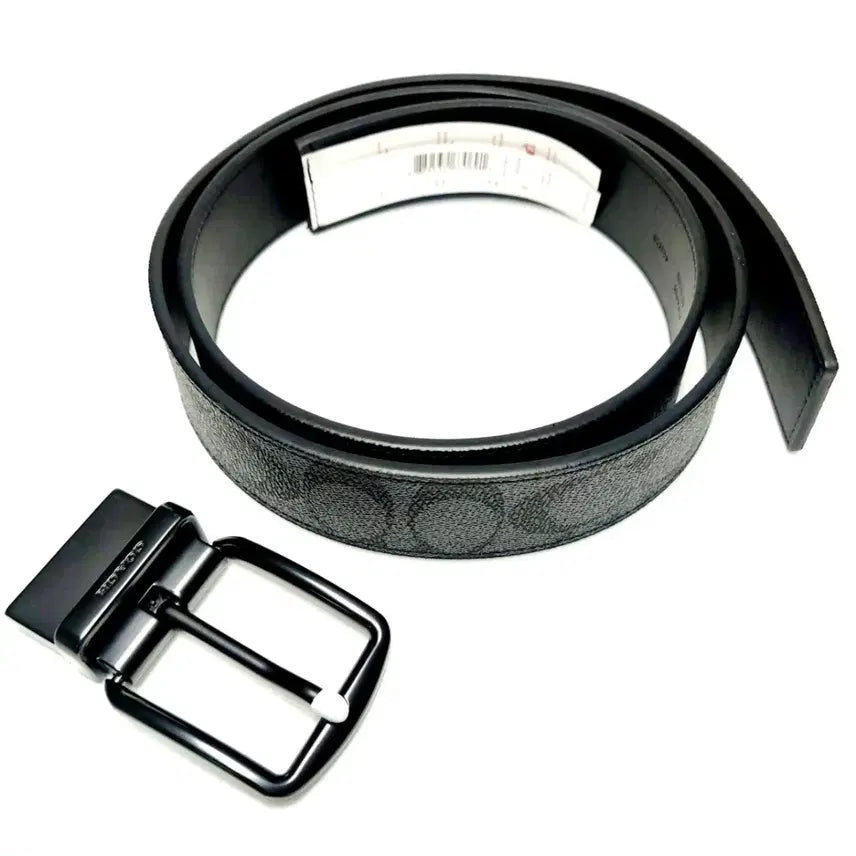 [BUNJANG] Coach Signature Belt / 새제품/코치 남성벨트/정장벨트/캐주얼 벨트/