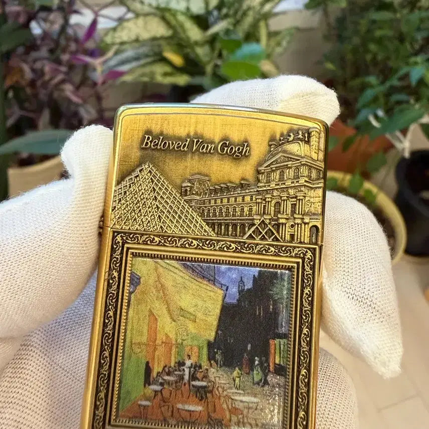 [BUNJANG] Zippo Lighter "Starry Night" Engraved Vintage / 지포라이터