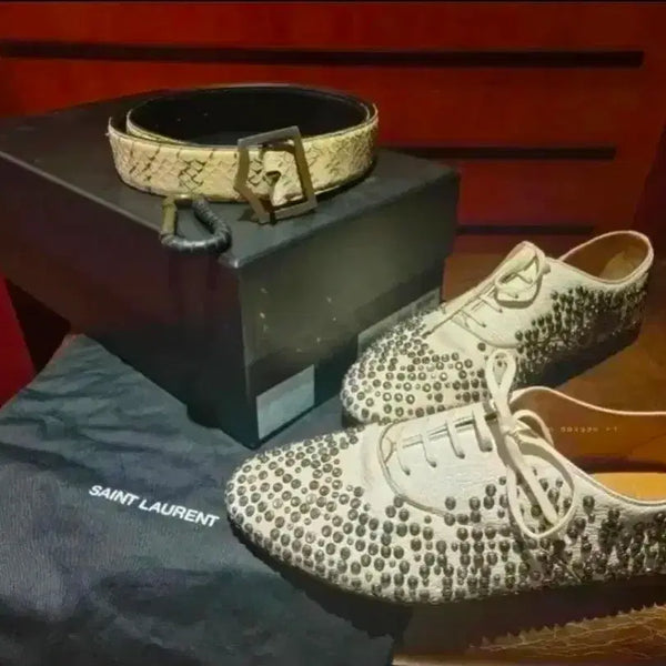 [BUNJANG] Saint Laurent Betty & Lulu Derby Shoes by Hedi Slimane / 생로랑 베티&블루 더비슈즈 by 에디슬리먼