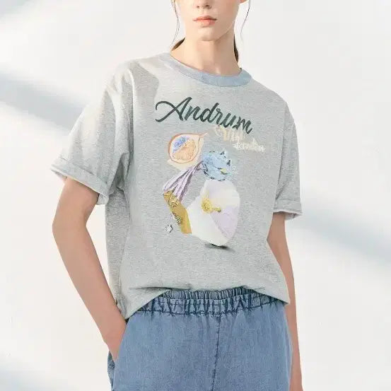 [BUNJANG] Rat Style Graphic T-Shirt / 최종가 래트 스타일 소재 좋은 티  새상품