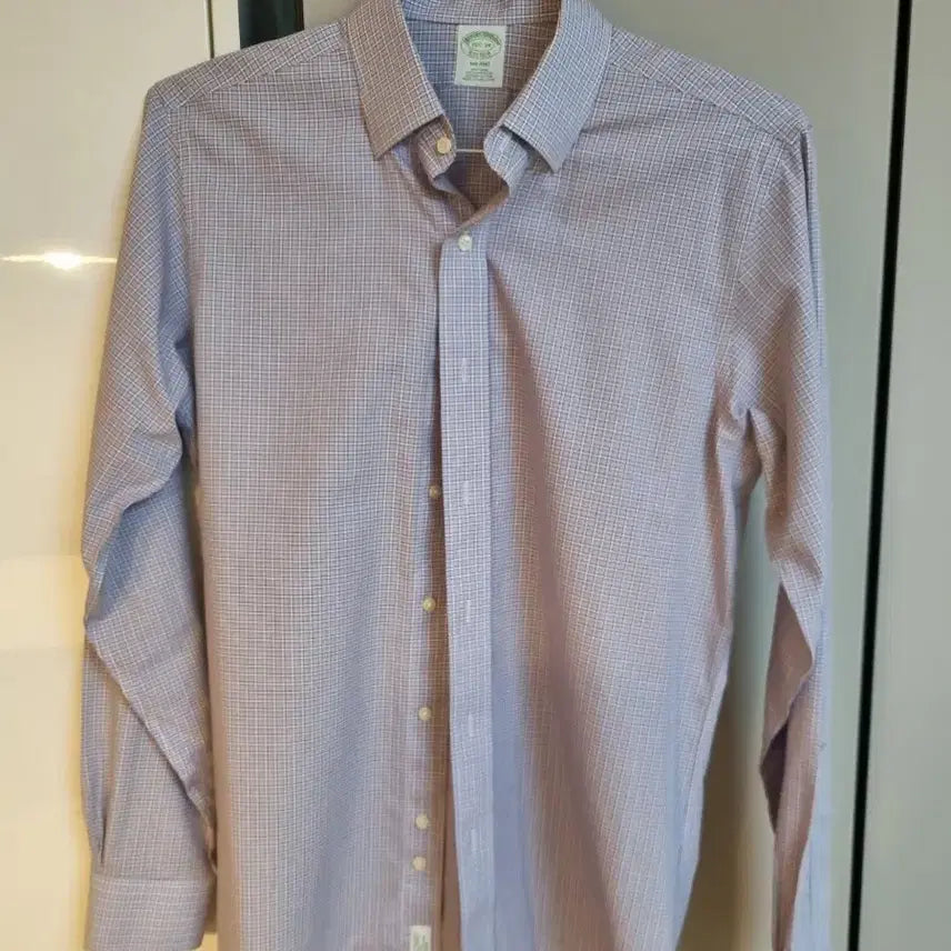 [BUNJANG] Brooks Brothers Milano Fit Non-Iron Check Dress Shirt / 브룩스브라더스 체크 셔츠