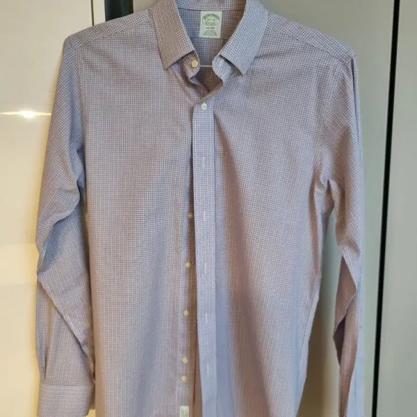 [BUNJANG] Brooks Brothers Milano Fit Non-Iron Check Dress Shirt / 브룩스브라더스 체크 셔츠