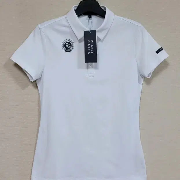 [BUNJANG] PEARLY GATES Women's Short Sleeve T-Shirt White / 파리게이츠 여성 심플 칼라 반팔 티셔츠 (새상품)