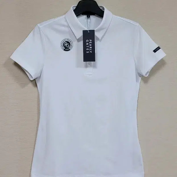 [BUNJANG] PEARLY GATES Women's Short Sleeve T-Shirt White / 파리게이츠 여성 심플 칼라 반팔 티셔츠 (새상품)