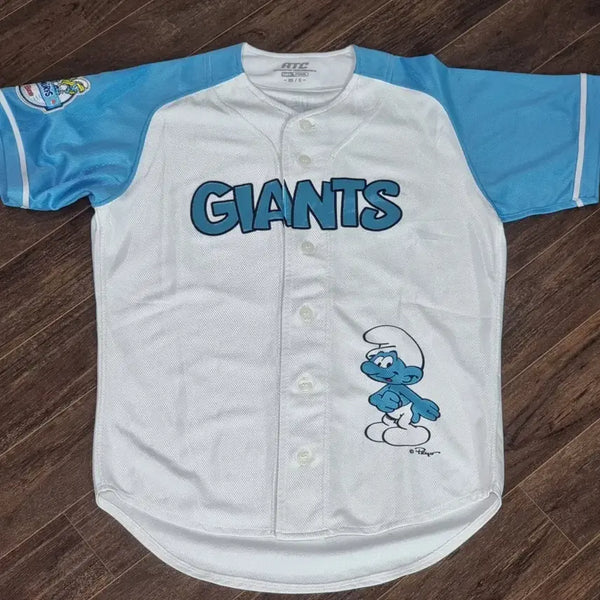 [BUNJANG] Lotte Giants Smurfs Collaboration Lee Dae-ho Jersey / 롯데 자이언츠 스머프 콜라보 유니폼 85 이대호