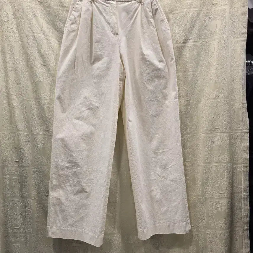 [BUNJANG] THE A+G Ivory Wide Pants / 더엣지 THE A+G 아이보리 와이드 팬츠 55