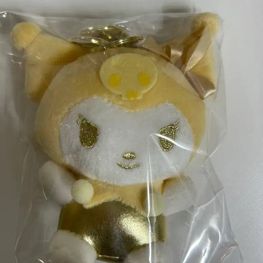 [BUNJANG] Gold Heart Kuromi Doll Keychain / 골드하트 쿠로미 인형 키링