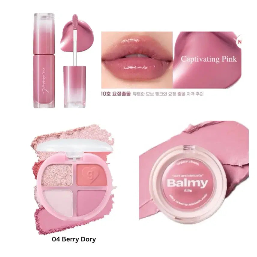 [BUNJANG] Peripera, Alternative Stereo, Colorgram Tint Set / 페리페라 요정출몰 +얼터너티브스테레오 로즈베리 +컬러그램 베리토리