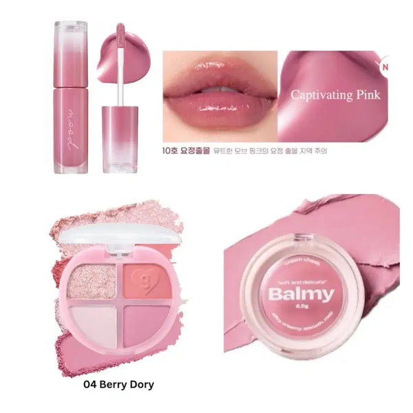 [BUNJANG] Peripera, Alternative Stereo, Colorgram Tint Set / 페리페라 요정출몰 +얼터너티브스테레오 로즈베리 +컬러그램 베리토리