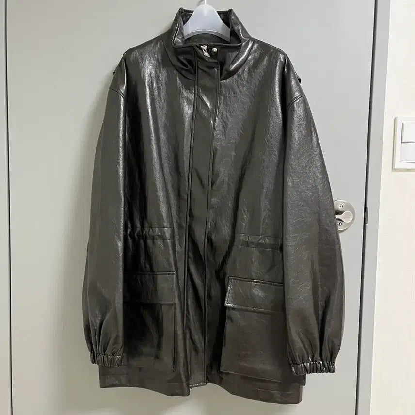 [BUNJANG] LFM Leather Safari Jacket / lfm 가죽 사파리 자켓