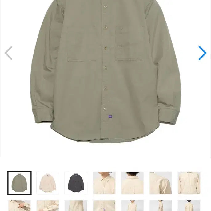 [BUNJANG] The North Face Purple Label 24FW Double Pocket Field Work Shirt / 24fw 노스페이스 퍼플라벨 더블포켓 필드 워크셔츠