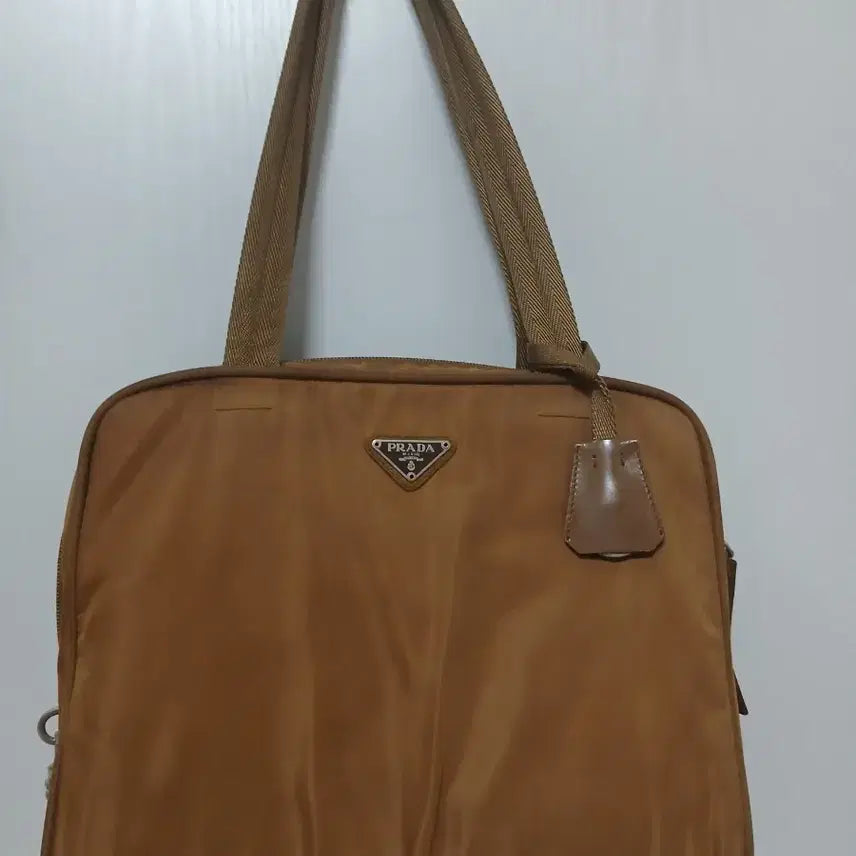 [BUNJANG] Prada Authentic Shoulder Bag Brown Nylon / 프라다 정품 숄더백 브라운