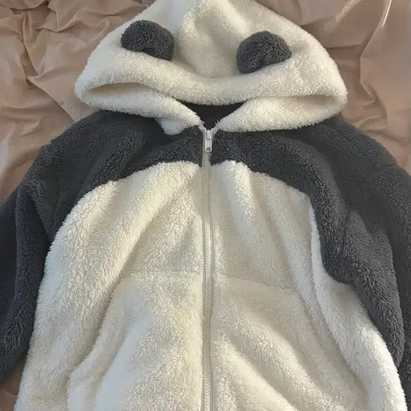 [BUNJANG] GU Sakuya Panda Hoodie Zip-Up / GU 사쿠야 판다잠옷 후드집업