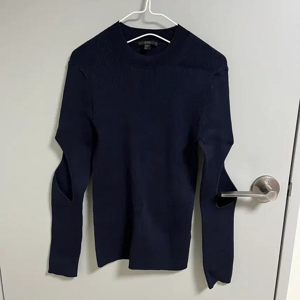 [BUNJANG] COS Slash Knit Navy / COS 코스 슬래쉬 니트 네이비
