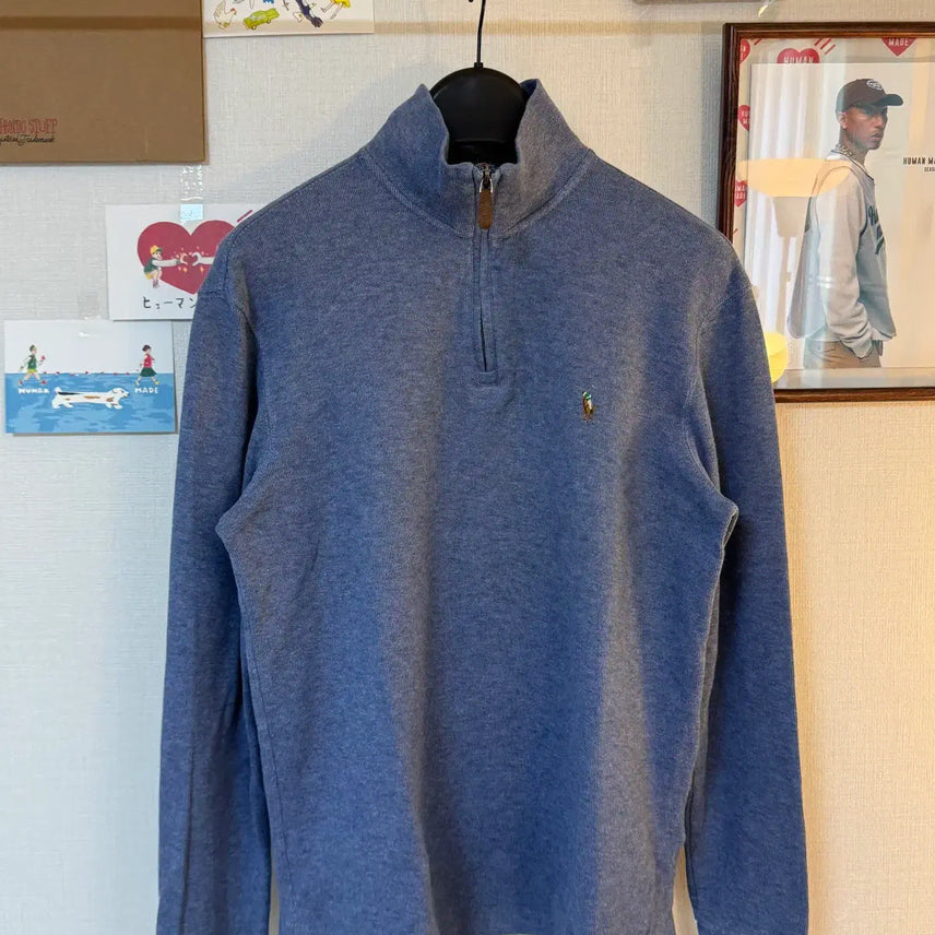 [BUNJANG] Polo Ralph Lauren Estate Rib Half-Zip Knit S / (S)폴로랄프로렌 Estate Rib 반집업 니트