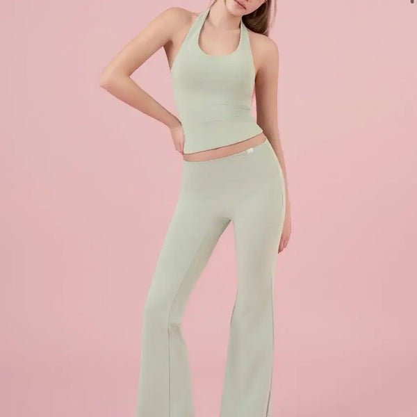 [BUNJANG] Grande Line Halter Tank Top Ash Green / [새상품/~7.12할인] 그란데라인 홀터 탱크탑 홀터넥 나시 애쉬그린