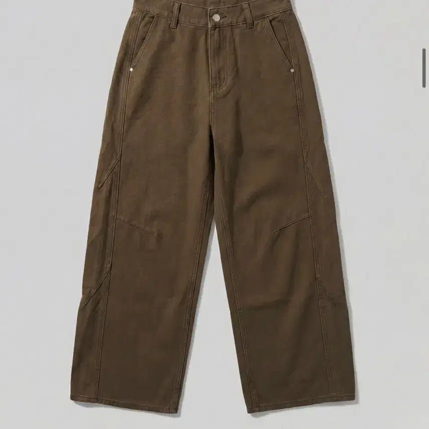 [BUNJANG] Chicks Cotton Cutout Balloon Pants Brown / 택제거 새상품) 무신사 칙스 코튼 절개 벌룬 팬츠 브라운 판매 교신