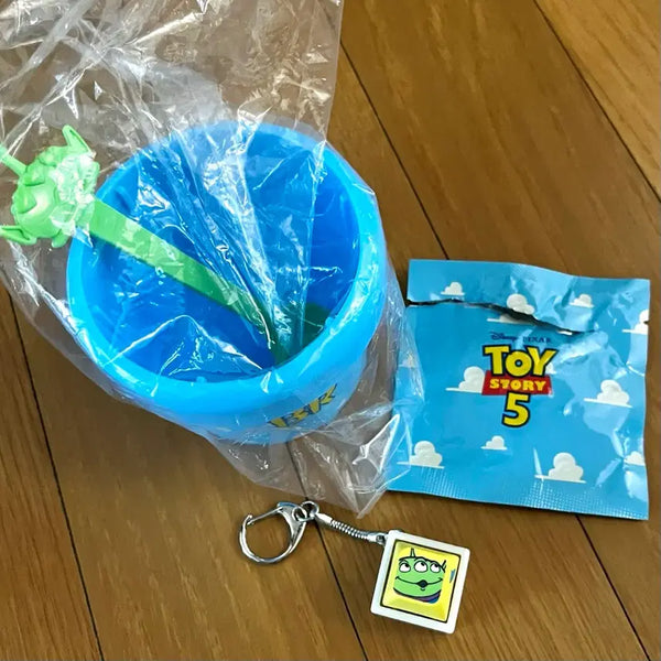 [BUNJANG] Baskin Robbins Toy Story Alien Keycap Keychain Set / [일괄완전새제품] 배스킨라빈스 배라 토이스토리 키캡키링 알린