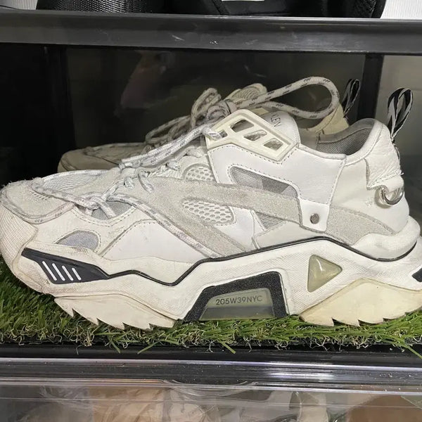 [BUNJANG] Calvin Klein x Raf Simons 205W39NYC Strike Sneakers White Size 275 / 캘빈클라인 라프시몬스 205w39nyc 스트라이크 화이트 275사이즈