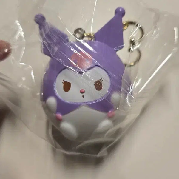 [BUNJANG] Kuromi Purple Light Keyring / 새상품)보라색 쿠로미 라이트 키링