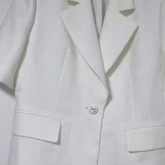 [BUNJANG] MICHAA Linen Short Sleeve Jacket 66 / 송혜교 미샤 린넨반팔자켓 66