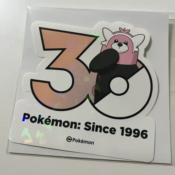 [BUNJANG] Pokemon 30th Anniversary Sticker - Eevee / 포켓몬 30주년 스티커 이븐곰